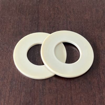 High Temp Resistant PEEK Pad Milk White ID12 OD24 H1.5 Back Up Ring Cold Resistant