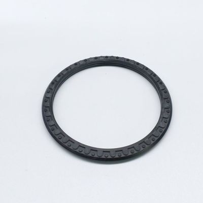 Air Pneumatic Cylinder Piston Seal PPD Double Sided , Black NBR Oil Seal 63x53x3.8