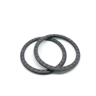 Air Pneumatic Cylinder Piston Seal PPD Double Sided , Black NBR Oil Seal 63x53x3.8