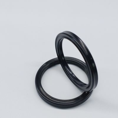 AS332 Black NBR FKM X Ring Four Lip Seal High Temp Resistance 80 shore A