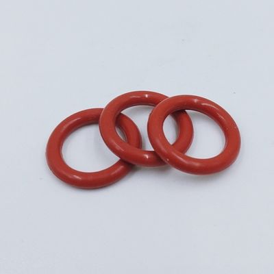 Red VMQ Silicon Water Purifier O Ring Seals Food Grade Hardness 40-70 Shore A
