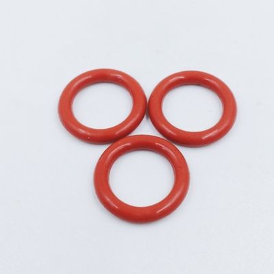 Red VMQ Silicon Water Purifier O Ring Seals Food Grade Hardness 40-70 Shore A