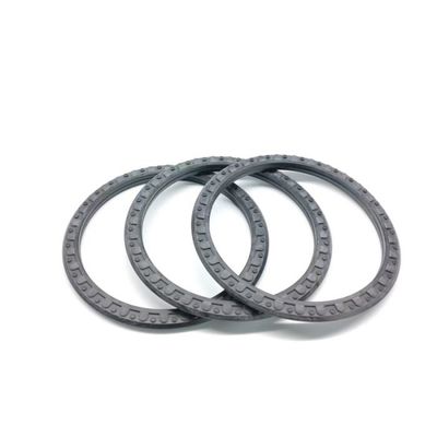 Air Pneumatic Cylinder Piston Seal PPD Double Sided , Black NBR Oil Seal 63x53x3.8