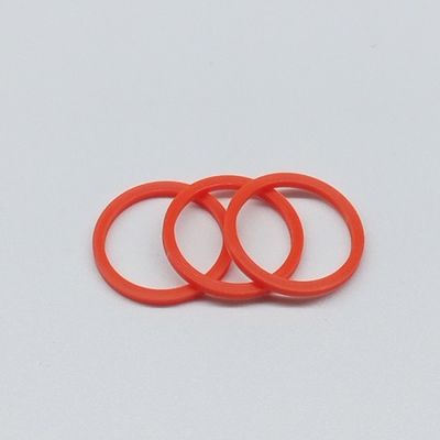 Orange Red TPU Material Parker Backup Ring 65 Shore D High Elasticity 23 Mpa