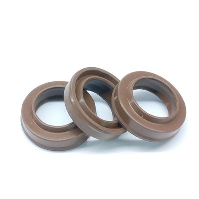 Brown FKM VITON Material Pneumatic Cylinder Rod Wiper Seal SAKAGAMI PDU-016