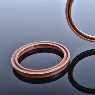 Brown FKM Hydraulic Cylinder Seals Piston Rod Oil ring Heat Resistant Viton USH Packing