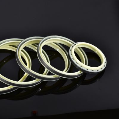 Dual Action Hydraulic Cylinder Rod Wiper Seal Wear Resistant PU Steel Material AH Type