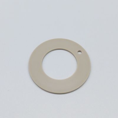 White PTFE Parts Chemical Corrosion Resistance PEEK Seal Ring Customized 90 shore A
