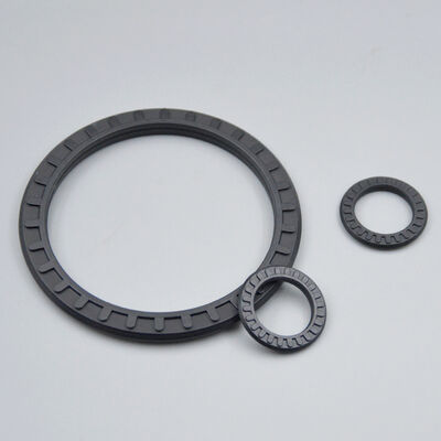 PPD Double Sided Air Pneumatic Cylinder Piston Seal Black NBR Oil Resistant Rubber Seal